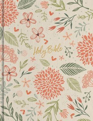 CSB Notetaking Bible, Expanded Reference Edition, Floral Cloth Over Board - Csb Bibles by Holman - cover