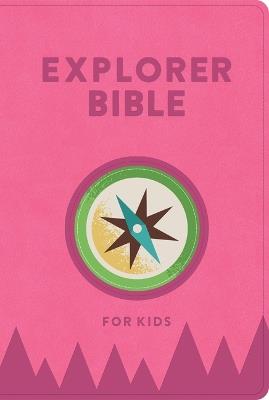 KJV Explorer Bible for Kids, Bubble Gum Leathertouch: Placing God's Word in the Middle of God's World - Holman Bible Publishers - cover