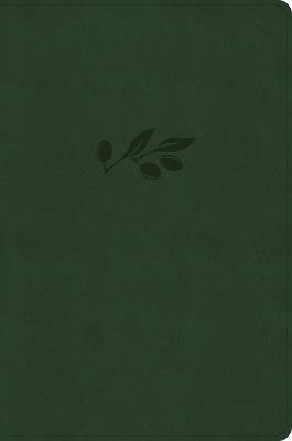 CSB Giant Print Single-Column Bible, Olive Leathertouch - Csb Bibles by Holman - cover