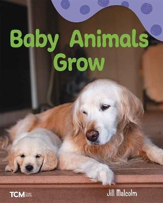 Baby Animals Grow: A Wordless Nonfiction Book - Jill Malcolm - cover