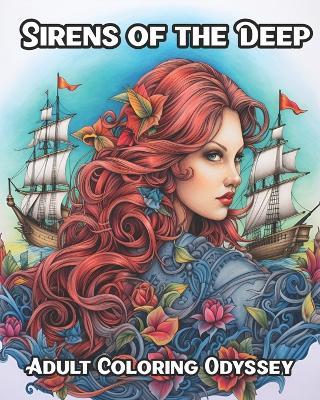 Sirens of the Deep: Adult Coloring Odyssey - Eric Rovelto - cover