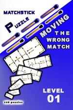 MATCHSTICK PUZZLE Moving the wrong match: Level 01