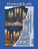 HANUKKAH coloring book: A Jewish Gift For Kids of All Ages with 30 Big and Easy Pages to Color