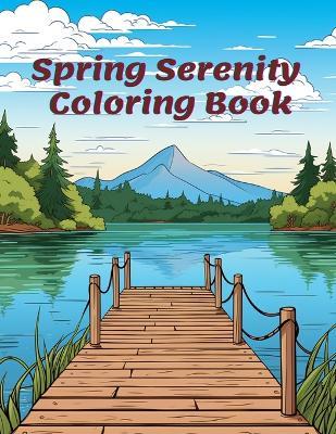 Spring Serenity Coloring Book - A Hazra - cover