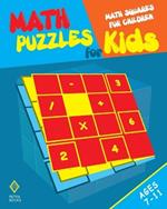 Math Puzzles for Kids: Math Squares for Children