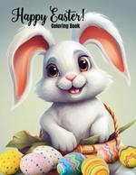 Happy Easter Coloring Book for Kids