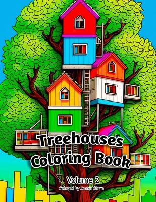 Treehouses Coloring Book: Volume 2 - Austin Sloan - cover