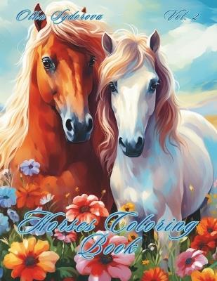 Horses Coloring Book Vol. 2 - Olha Sydorova - cover