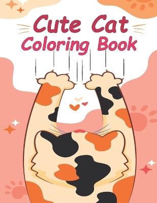 Cute Cat Coloring Book: simple designs - Oussama Zinaoui - cover