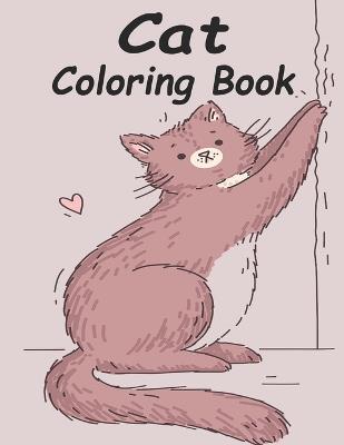 Cat Coloring Book: Funny Kittens Coloring Pages for Girls and Boys Who Love Animals - Oussama Zinaoui - cover