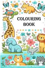 Colorful Kingdom: An Animal Adventure Coloring Book for Kids