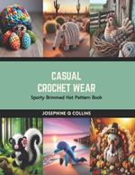 Casual Crochet Wear: Sporty Brimmed Hat Pattern Book
