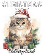 Christmas Cat Coloring Book: High Quality +100 Beautiful Designs