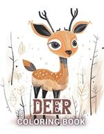 Deer Coloring Book: High Quality +100 Beautiful Designs