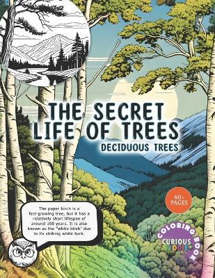 The Secret Life of Trees: Deciduous Trees, Kids 5-16, Forest Coloring Book: Educational Coloring Book - Curious Kiddie - cover