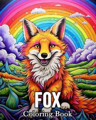 Fox Coloring book: 50 Cute Images for Stress Relief and Relaxation - Mandykfm Bb - cover