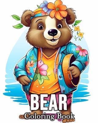 Bear Coloring book: 50 Cute Images for Stress Relief and Relaxation - Mandykfm Bb - cover