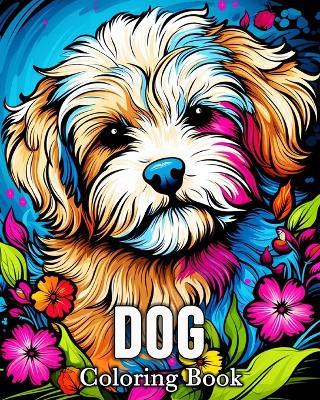 Dog Coloring book: 50 Cute Images for Stress Relief and Relaxation - Mandykfm Bb - cover
