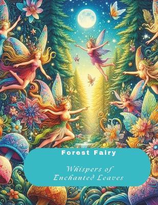 Forest Fairies Whispers Of Enchanted Leaves: Coloring Book For Adult and Teens - Nomadic Family of 5 - cover