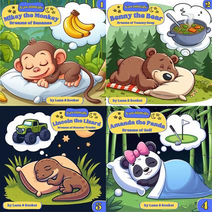 Yawnimals Box Set #1 (Books 1 - 4)