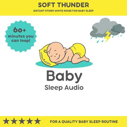 Soft Thunder: Distant Storm White Noise for Baby Sleep