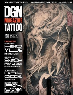 DGN Tattoo Magazine 20 Years #170 + 20 Finalists Contest International, book of tattoos: more than 200 tattoo for real, professional and amateur ... that will inspire... for your first tattoo - Sebastian Harbaruk - cover