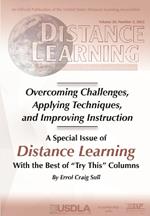 Special Issue of Distance Learning Volume 20 Number 2 2023: Overcoming Challenges, Applying Techniques, and Improving Instruction