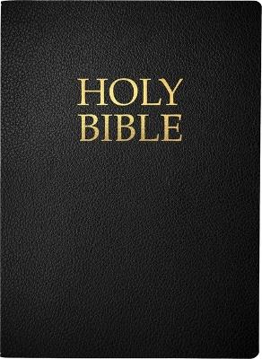 Kjver Holy Bible, Large Print, Black Bonded Leather, Thumb Index: (King James Version Easy Read, Red Letter) - Whitaker House - cover