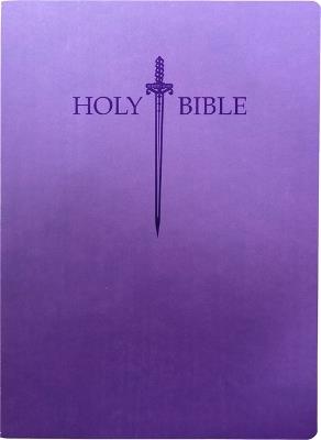 Kjver Sword Holy Bible, Large Print, Royal Purple Ultrasoft, Thumb Index: (King James Version Easy Read, Red Letter) - Whitaker House - cover