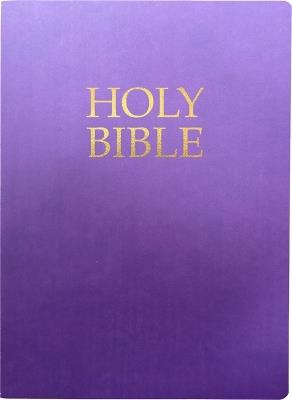 Kjver Holy Bible, Large Print, Royal Purple Ultrasoft: (King James Version Easy Read, Red Letter) - Whitaker House - cover