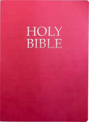 Kjver Holy Bible, Large Print, Berry Ultrasoft: (King James Version Easy Read, Red Letter, Pink) - Whitaker House - cover