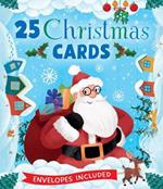 25 Christmas Cards: Envelopes Included