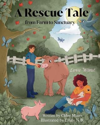 A Rescue Tale; from Farm to Sanctuary: Recipes Included! - Chloe M Moers,Chloe Moers - cover