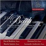 Concerti per tre e quattro pianoforti e archi - CD Audio di Johann Sebastian Bach,Dorotea Cei,David Boldrini