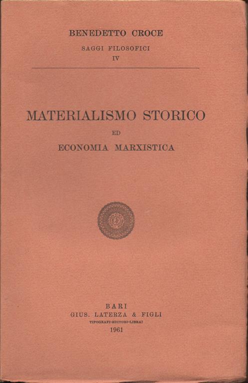 Il materialismo storico e la filosofia di Benedetto Croce by Antonio Gramsci