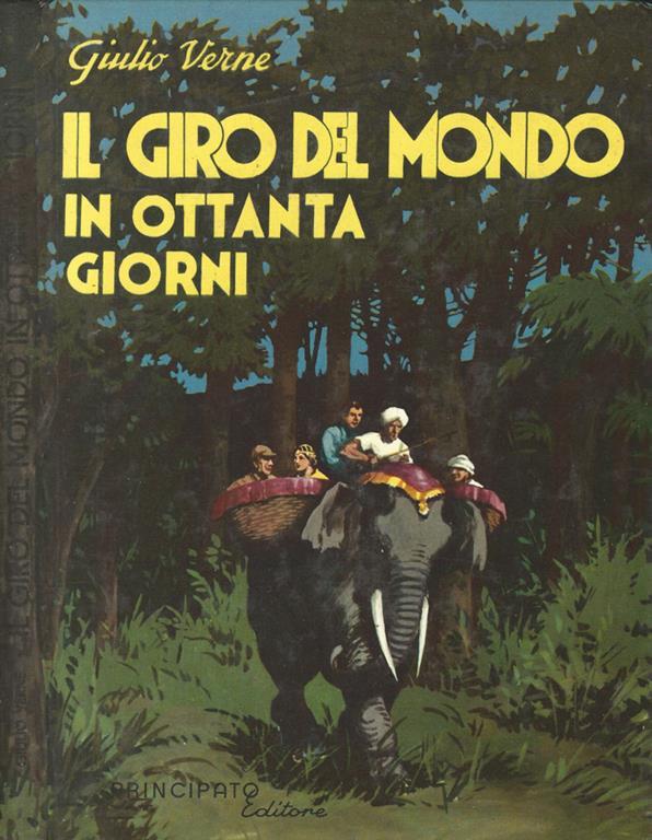 Copertina Libro Giro Del Mondo In 80 Giorni