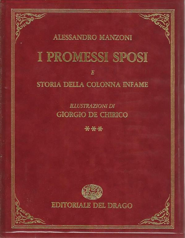 I Promessi Sposi Volumi 1 2 3 Manzoni Alessandro Libro Usato Editoriale Del Drago Ibs