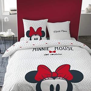 Disney Minnie Mouse Parure da letto con copripiumino 220 x 240 cm e federe  per cuscini, 100% cotone, bianco, 240 x 220 cm - Disney - Casa e Cucina |  IBS