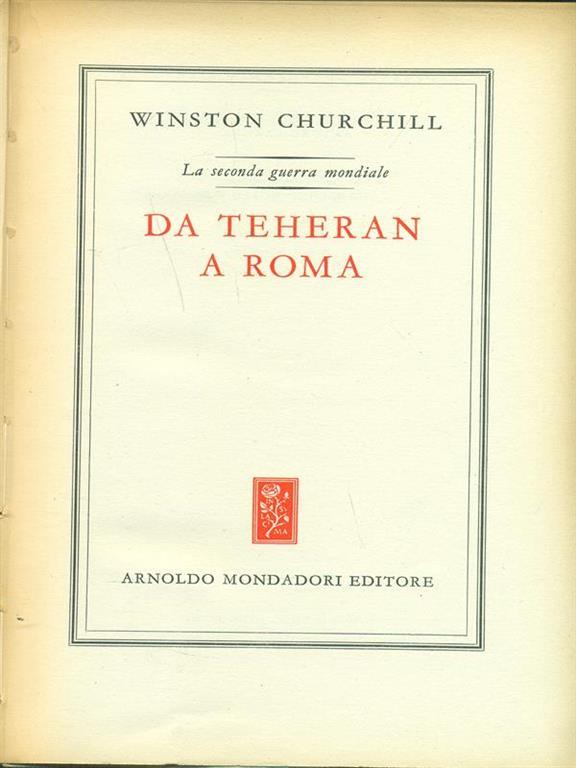 La Seconda Guerra Mondiale Parte V Vol 2 Winston Churchill Libro Usato Mondadori Ibs