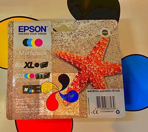 Epson 603 Stella Marina T03a Xl Multipack Mixed 4 Colori Nero Ciano Magenta Giallo Epson 8311